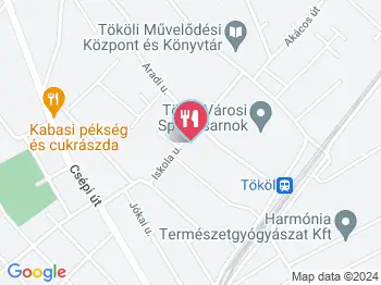 Ziti Cukrászda Tököl a térképen