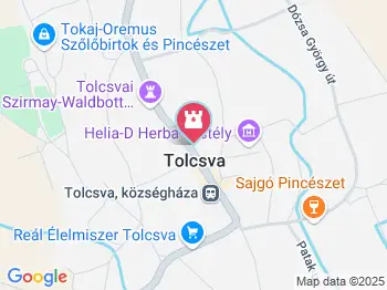 Borgazdasági Múzeum Tolcsva a térképen