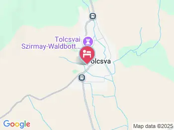 Cziróka Vendégház Tolcsva a térképen