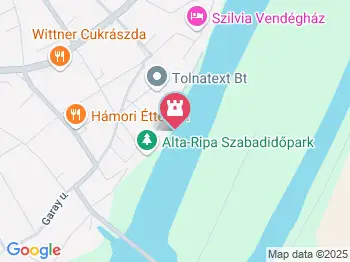 Hajó kilátó Tolna a térképen