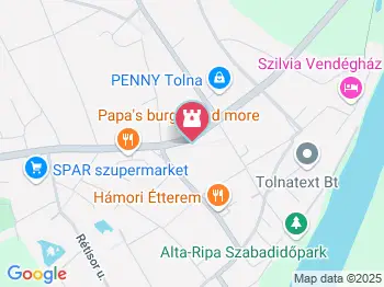 A vészkorszak zsidó mártírjaiért állított emlékmű Tolna a térképen