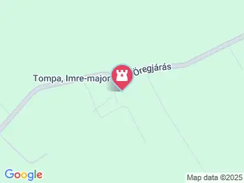 Tompai Szent Anna templom Tompa a térképen