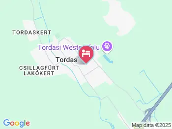 Cifrapince Vendégház Tordas a térképen