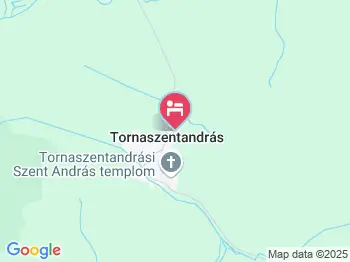 Bíbor Vendégház Tornaszentandrás a térképen