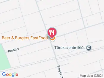 Beer & Burgers FastFood Törökszentmiklós a térképen