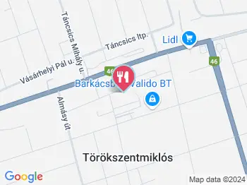 Kismackó Cukrászda Törökszentmiklós a térképen