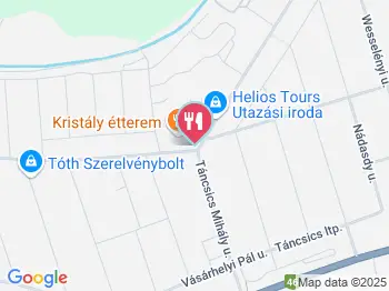 Kristály Étterem Törökszentmiklós a térképen