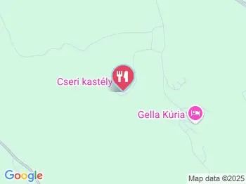Cseri Kastély Szálloda étterme Tótvázsony a térképen