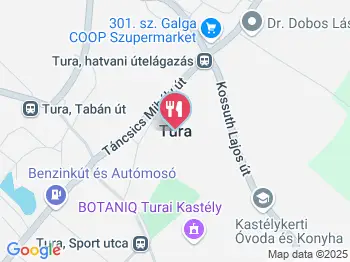 Marcsi Falatozó Tura a térképen