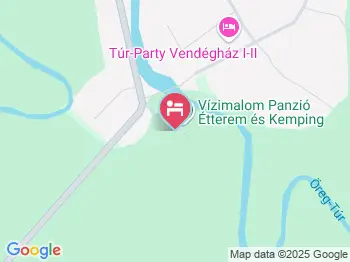 Vízimalom Kemping és Panzió Túristvándi a térképen