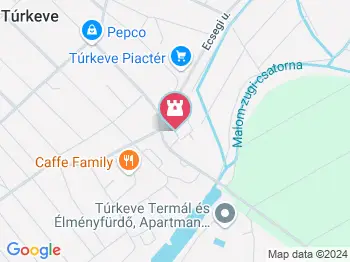 II. világháborús emlékmű Túrkeve a térképen