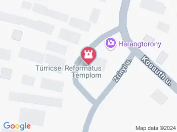 Református templom Túrricse a térképen