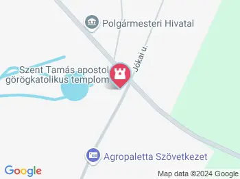 Szent Tamás apostol görögkatolikus templom Túrricse a térképen