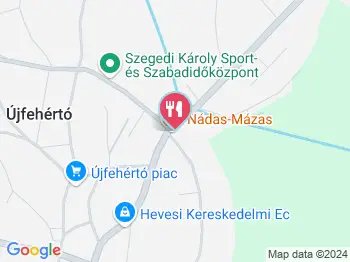 Nádas-Mázas Újfehértó a térképen