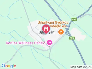 Újhartyáni Faluközpont Újhartyán a térképen