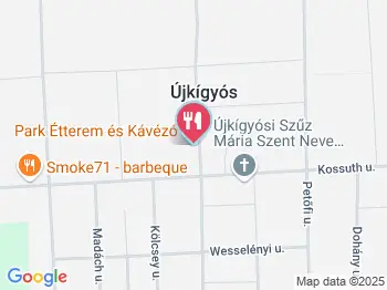 Park Étterem & Kávézó Újkígyós a térképen