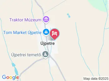Marika és Nándi Vendégváró Újpetre a térképen
