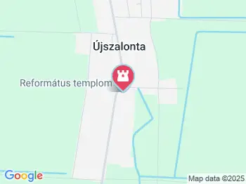 Református templom Újszalonta a térképen