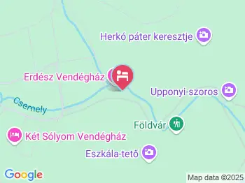 Erdész Vendégház Uppony a térképen
