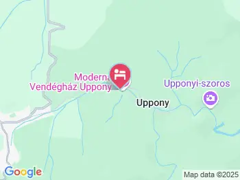 Kövirózsa Vendégház Uppony a térképen