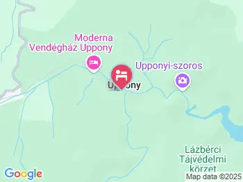 Upponyi Vendégház Uppony a térképen
