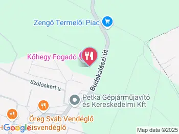 Kőhegy Fogadó Étterme Üröm a térképen