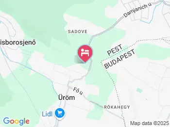 Kőhegy Fogadó Üröm a térképen