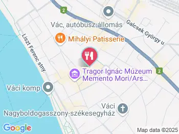 Adria Fagyizó Vác a térképen