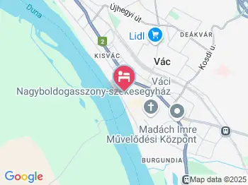 Alt Tabán Panzió Vác a térképen