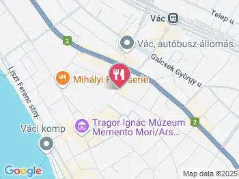 Anatólia Gyros & Hamburger Bár Vác a térképen