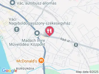 Angelato Fagyizó és Kávézó Vác a térképen