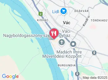 ARÉNA Étterem és Sport Pub Vác a térképen