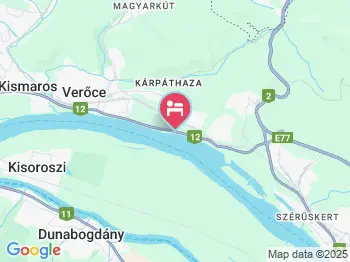 Camelot Club Hotel Vác a térképen