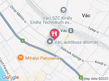 Coffee & Go Burger + Bar Vác a térképen