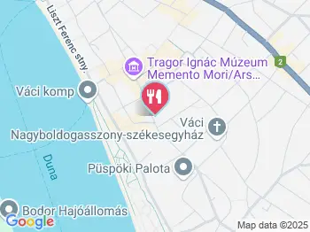 egy csésze ARCUS Vác a térképen