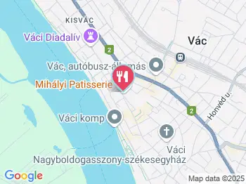 Mihályi Patisserie Vác a térképen
