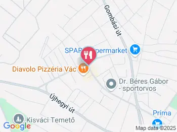 Diavolo Étterem & Pizzéria Vác a térképen