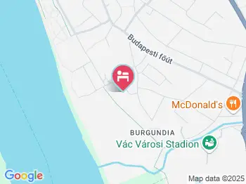 Göncöl Tourist Hostel Vác a térképen