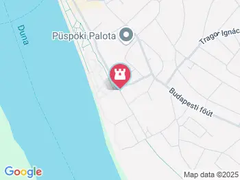 I. Géza király szobra Vác a térképen