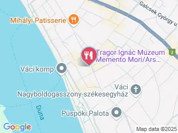 Kiss Delikát Vác a térképen