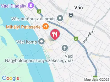 Kupola Kifőzde Vác a térképen