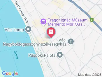 Szerelemlakat Vác a térképen