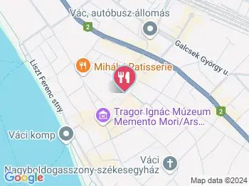 Libra Delikát Vác a térképen