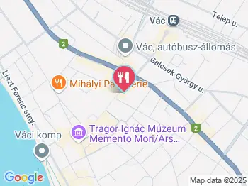 Megcsí - Pipi Gyorsétterem Vác a térképen