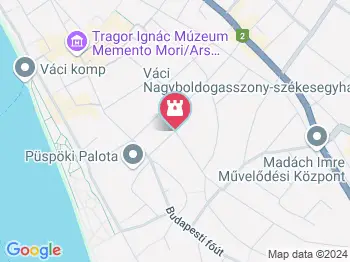 Migazzi püspök Vác a térképen