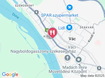 Piccadilly Pizzéria & Étterem Vác a térképen