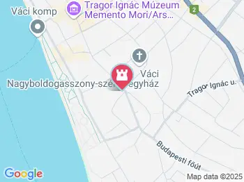 Püspöki Palota Vác a térképen