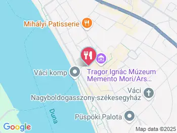 Révkapu Kávéház Vác a térképen