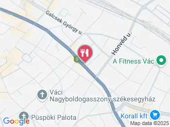 Szecsuáni Étterem Vác a térképen