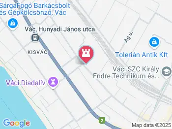 Tragor Ignác Múzeum Vác a térképen